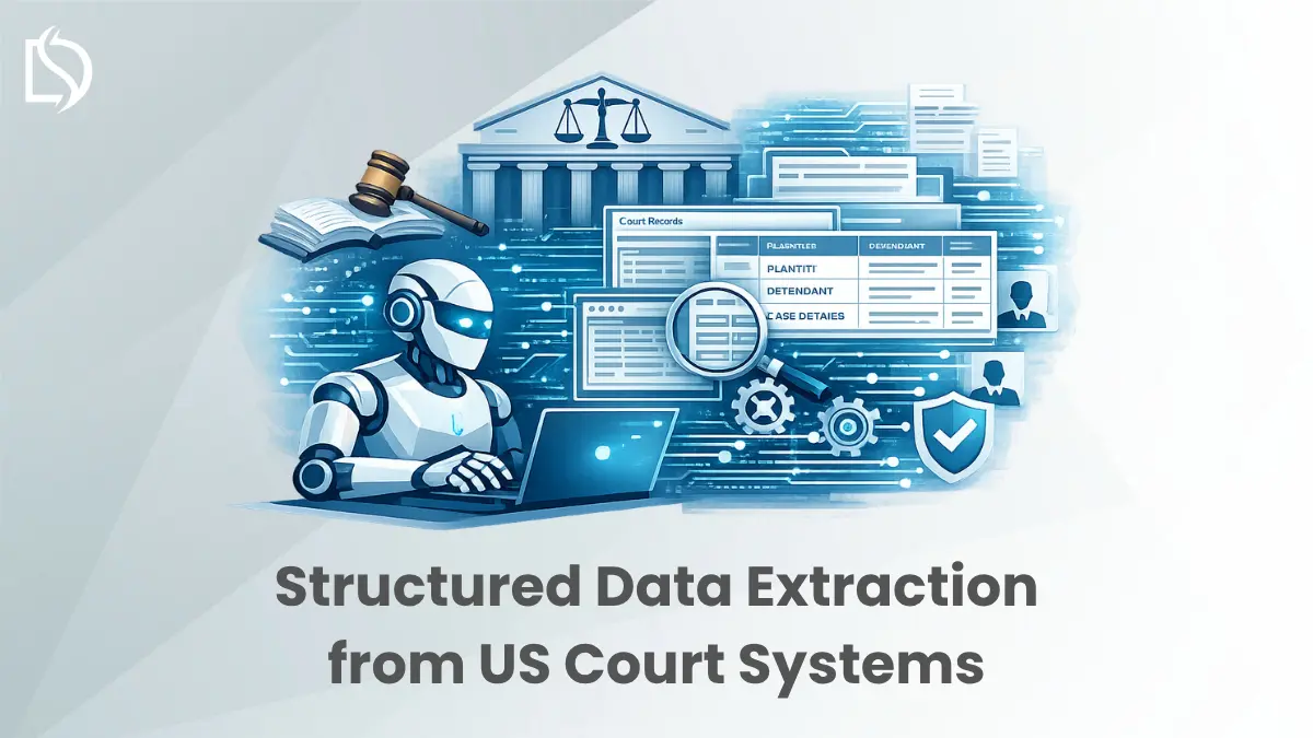 data extraction from us court systems